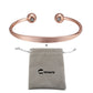 Vinterly Pure Copper Bracelets Magnetic Shiny Adjustable Bangles Arthritis Pain Relief Health Magnet Jewelry Anti Radiation