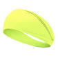 Fluorescent Wide Yoga Headband: Non-Slip Sweatband