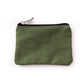 Solid Color Canvas Zipper Coin Purse | Mini Money Pouch for Women Men