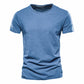 Men's Soft Cotton Casual Slim Fit Summer T-Shirt