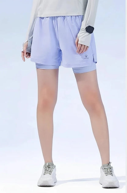 Women's 2-in-1 Quick-Dry Running Shorts