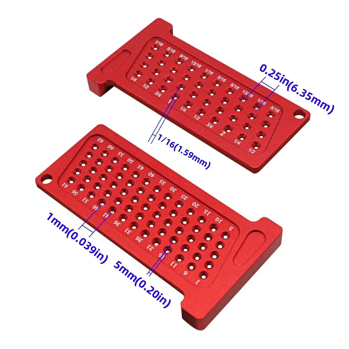 Woodworking T-Square Hole Scribing Ruler | Metric and Inch Marking Gauge for Right Angle Layout