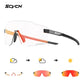 SCVCN Ultralight Photochromic Sports Running Sunglasses Men Women Outdoor Road Cycling Glasses UV400 Windproof Sandproof Goggles