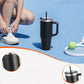 Double-Walled Stainless Steel Sports Bottle & Coffee Cup