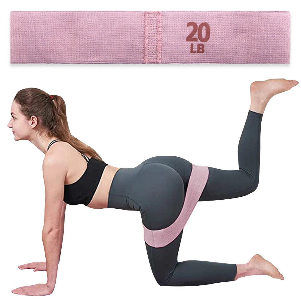 Anti-Slip Hip Resistance Bands Glute & Thigh Fitness Strips