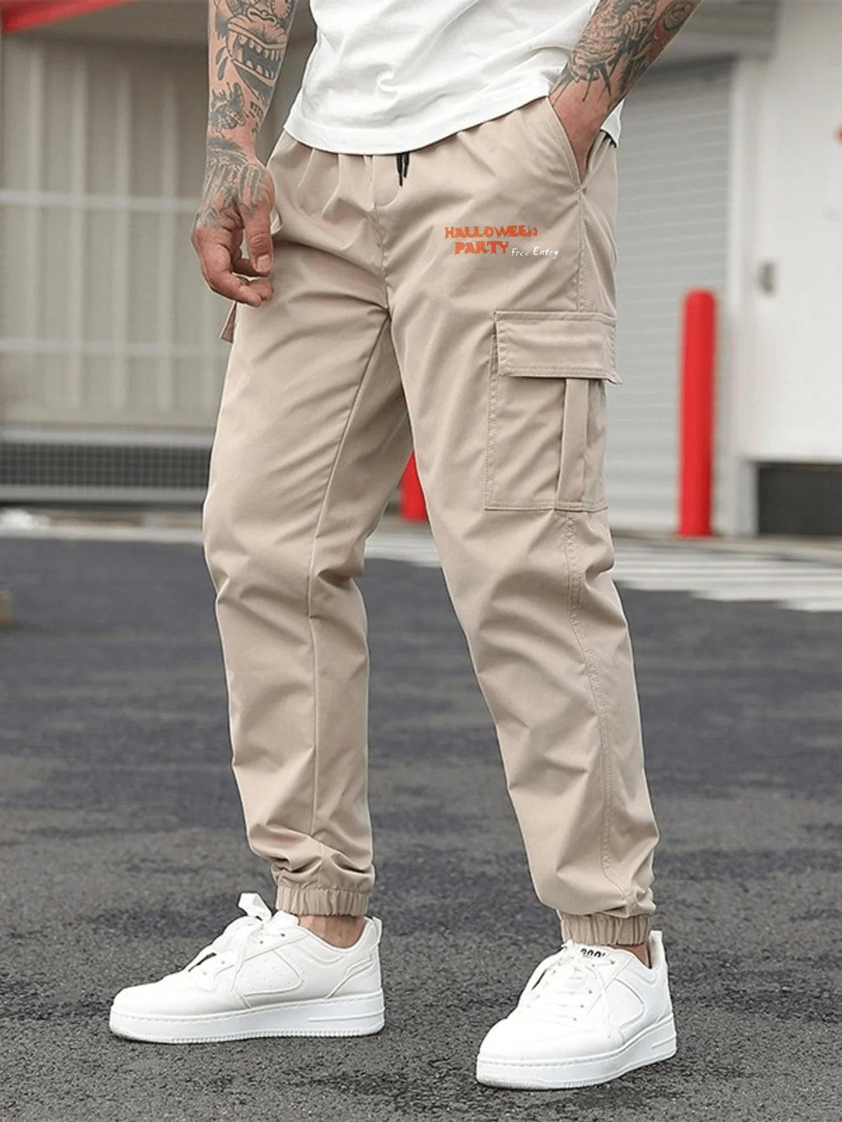 Casual Lightweight Cargo Pants Multi-Pocket Outdoor Fit