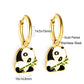 LUXUSTEEL Animal Hoop Earrings | Stainless Steel Drop Earrings for Women