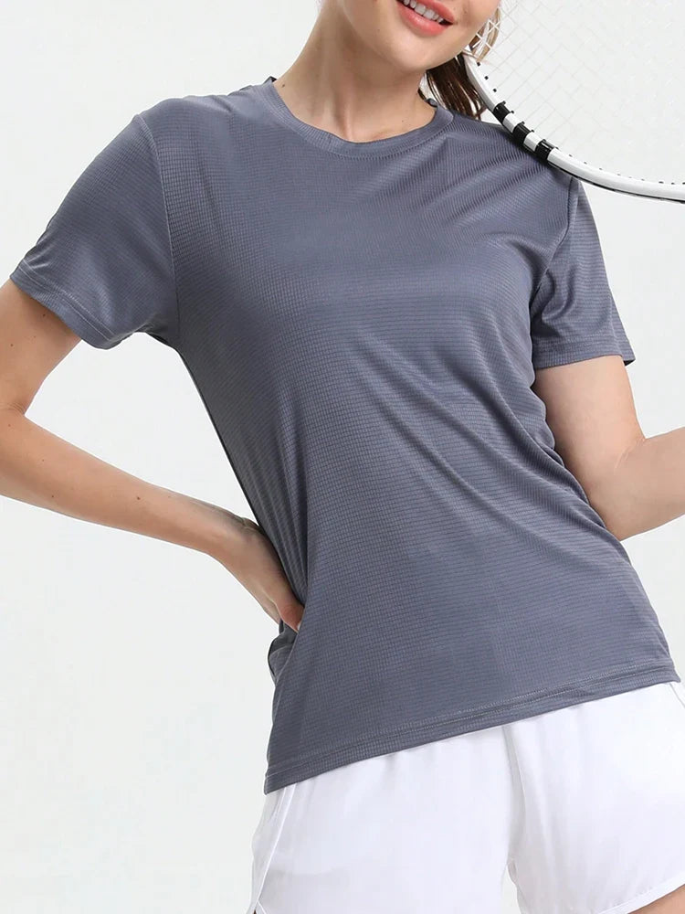 Women's Quick-Dry Sport T-Shirt Lightweight Gym Tee