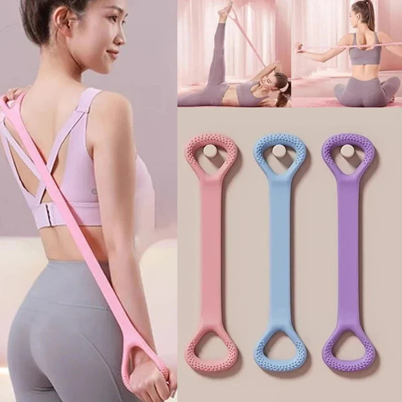Stretch Strap Yoga: 8-Figure Tensioner for Open Back Practice