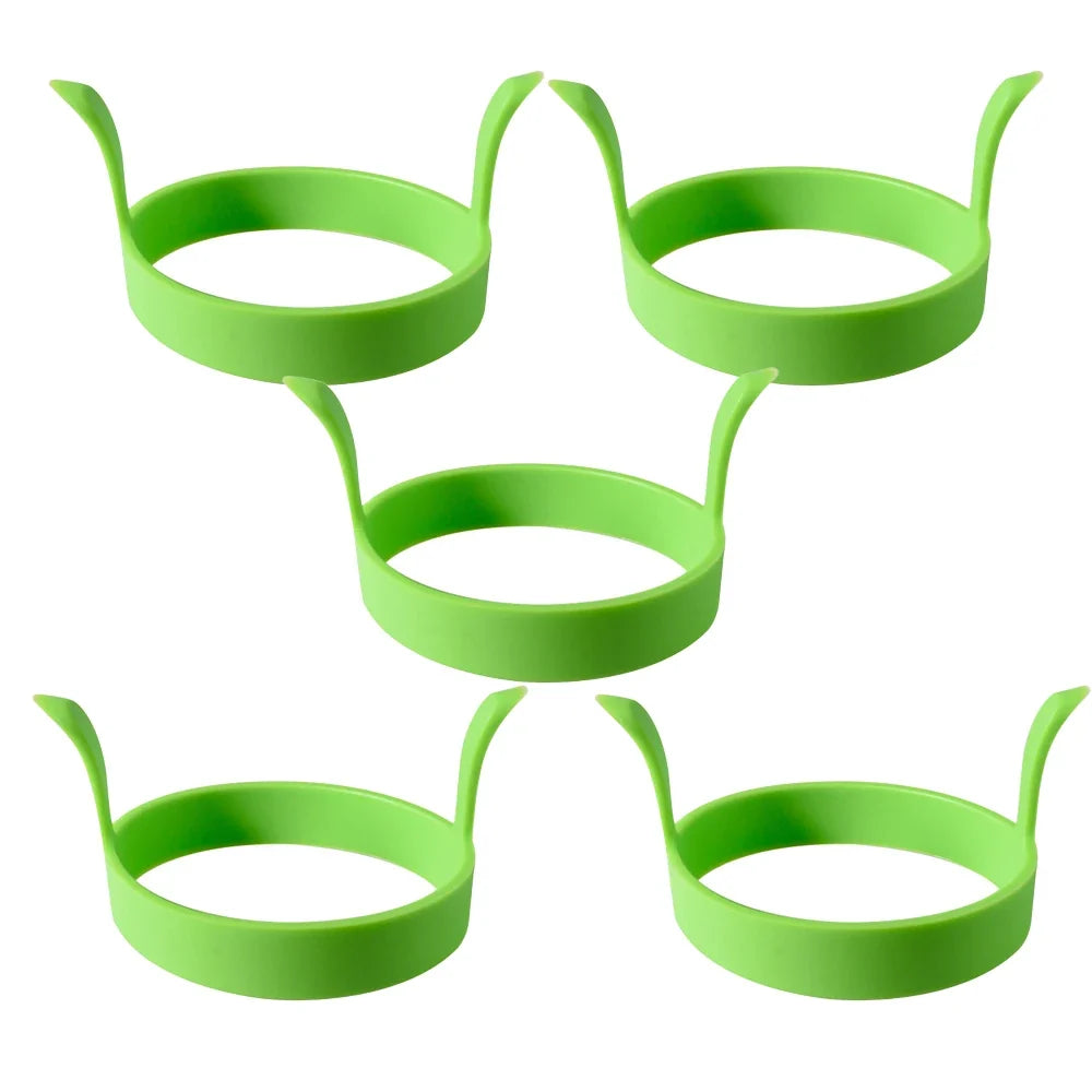 Silicone Egg Ring Mold | Nonstick Fried Egg and Pancake Mold Set