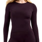 Seamless Long Sleeve Fitness & Yoga Top for Women