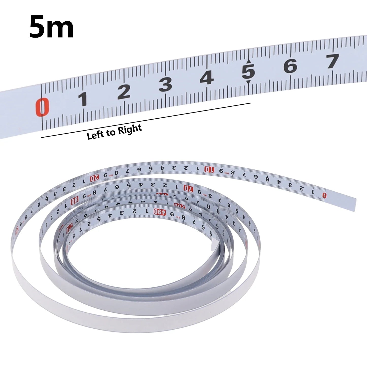 Self-Adhesive Tape Measure | Multipurpose Measuring Ruler for Woodworking and Sewing