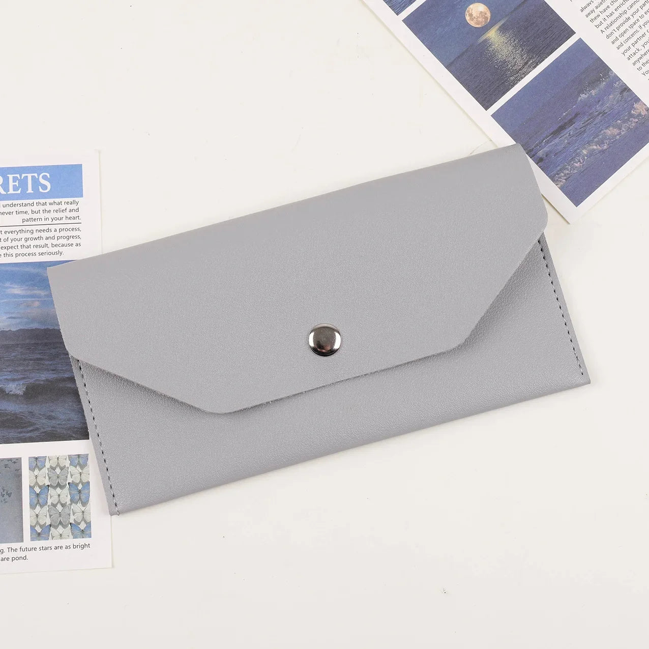 Envelope Coin Money Holder Wallet | PU Leather Classic Fashion Purse for Women