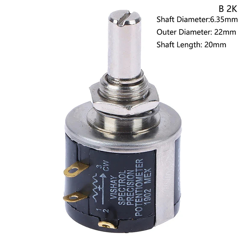 ZLinKJ 534 Series Wire Wound Potentiometer | Precision 2W Multi-Value Resistor
