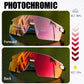 SCVCN Ultralight Photochromic Sports Running Sunglasses Men Women Outdoor Road Cycling Glasses UV400 Windproof Sandproof Goggles