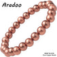 ARADOO Pure Copper Beaded Bracelet for Women Men Jewelry Gifts