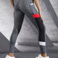 High Waisted Colorblock Mesh Yoga Leggings with Pockets