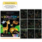 Rainbow Scratch Art Paper Kit | Magic Color Drawing Set for Kids
