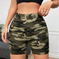 Women's High-Waist Camo Yoga & Cycling Shorts