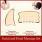 Guasha Face Facial Massager Tool Kansa Wand