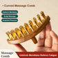 Anti Cellulite Meridian Brush Copper Head Massage Comb for Body and Scalp Point Massager Acupressure Lymphatic Dredging Gua Sha