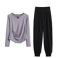 Women’s 2-Piece Autumn Yoga & Quick-Dry Running Sportswear Set
