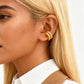 Stainless Steel C-Shaped Ear Clip | Punk Fake Piercing Ear Cuff for Women