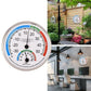 Round Thermometer Mechanical Sensor | Indoor Outdoor Temperature and Humidity Monitor