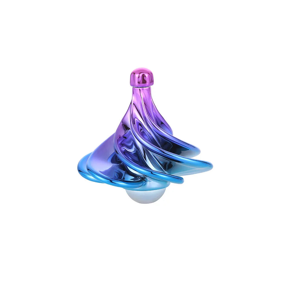 Wind Up Desktop Toy | Rotating Kinetic Spinner Fidget Stress Relief Gift