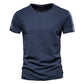 Men's Soft Cotton Casual Slim Fit Summer T-Shirt