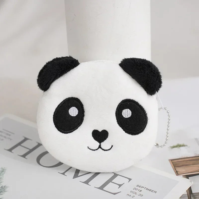 Cartoon Cute Pig Animal Coin Purse | Kawaii Soft Plush Zipper Wallet for Kids