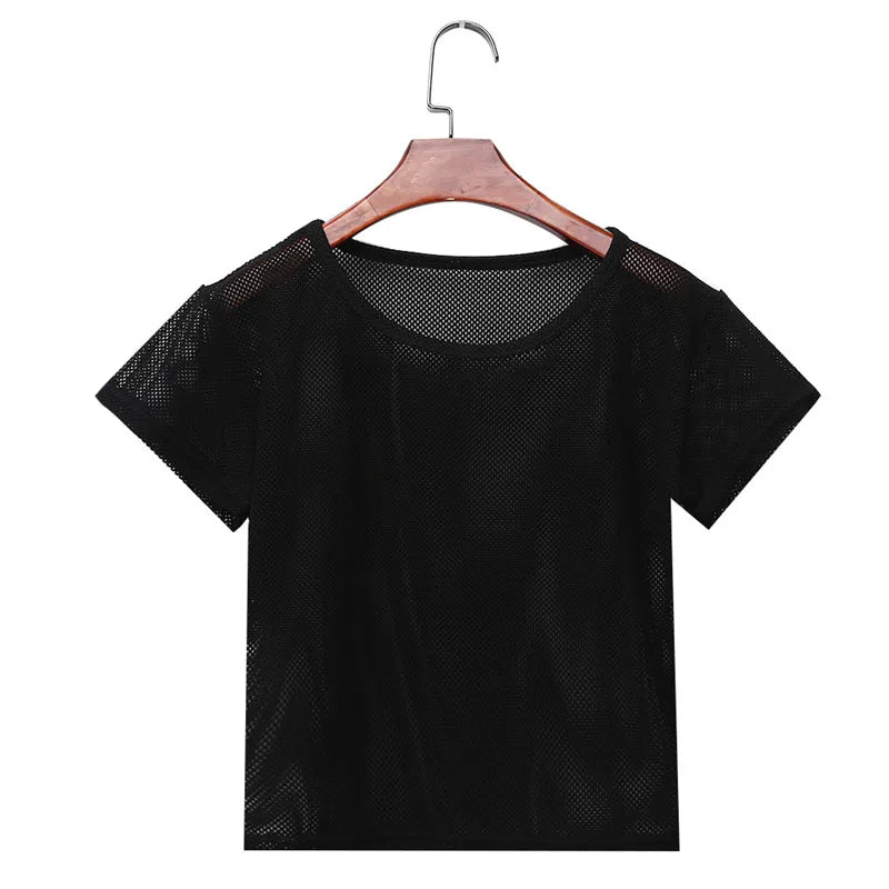 Elevate Your Workout Sexy Mesh Yoga Tank Top