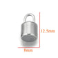 Gold Plated Heart Lock Key Pendant Set | 5pcs Stainless Steel Charms for DIY Jewelry
