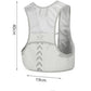 Running Hydration Backpack: 5L with 2L Water Bladder & 500ml Bottle