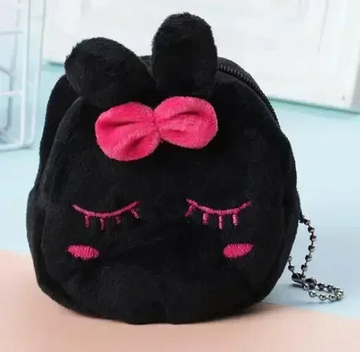 Cartoon Cute Pig Animal Coin Purse | Kawaii Soft Plush Zipper Wallet for Kids