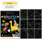 Magic Rainbow Scratch Art Painting Paper Kit | Kids DIY Educational Toy