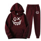 Men's 2-Piece Winter Casual Sweatsuit Fleece Hoodie & Joggers Set