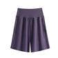 Women's High-Waist Quick-Dry Running Shorts with Pockets