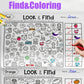 Children's Coloring Books with Hidden Objects | Interactive Find-and-Color Activity Books