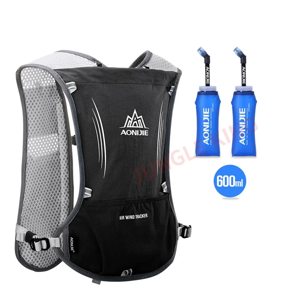 Running Vest: Hydration Pack, Water Bladder, Water Bottles