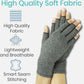YANBIGUO Arthritis Gloves for Organist/Cellist/Violinist,Half-finger Compression Glove Relief Hand Pain,Arthritic Joint Symptom