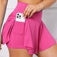 Women's 2 in 1 Tennis Skort with Pockets