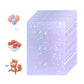 50 Sheets Holographic Cold Lamination Film | Clear Self-Adhesive Waterproof Overlay