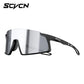 SCVCN Men Women Outdoor Sports Photochromic Running Casual Goggles MTB Bike Glasses UV400 Hiking Eyewear Cycling Sunglasses
