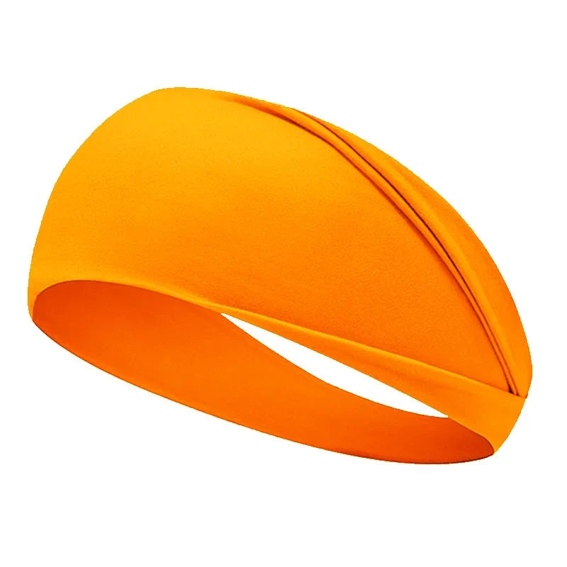 Fluorescent Wide Yoga Headband: Non-Slip Sweatband
