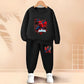 Kids Cartoon Pullover & Sweatpants Set for Spring/Fall