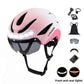 Ultralight Road Bike Helmet with Turn Signals & Magnetic Goggles