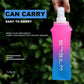 Folding Soft Flask Water Bottle – Portable Hydration Bottle