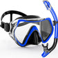 Diving Mask Snorkeling Set - Silicone Swimming Glasses - Snorkeling Tube - For Adult Snorkeling Only