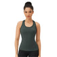 Women's Sleeveless Yoga Vest for Gym Fitness  and Outdoor Sports